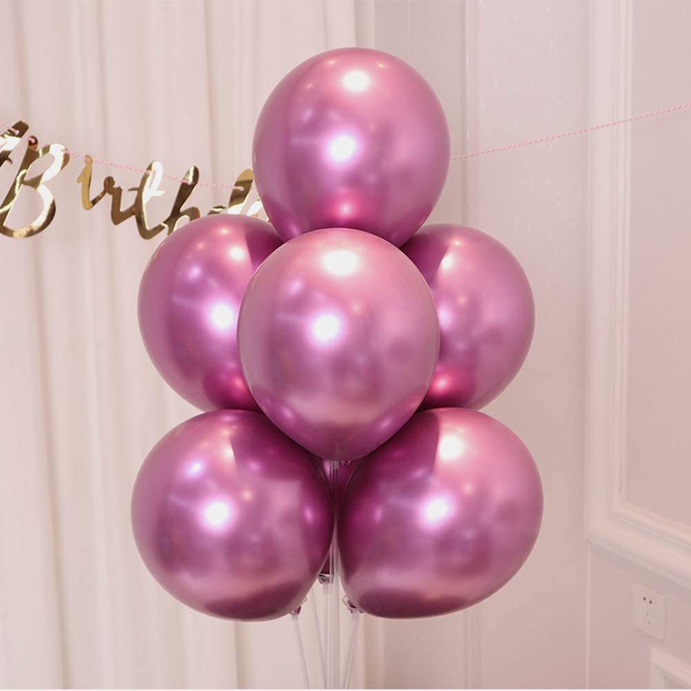 Helium Rose Metallic Balloon