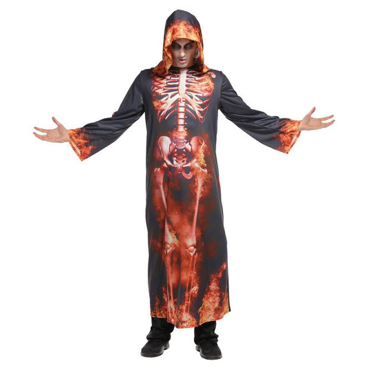 Flame Skeleton Costume N221