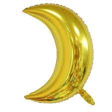 Gold Half Moon Shape Balloon 28"-20