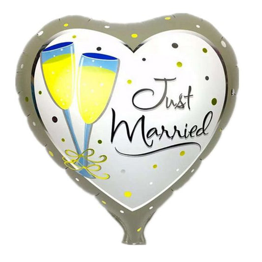 Foil Balloon 18”-Just Married - 16