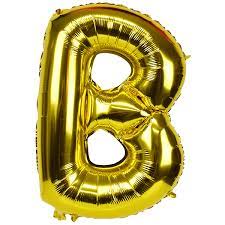 Balloon Gold Letter (B)