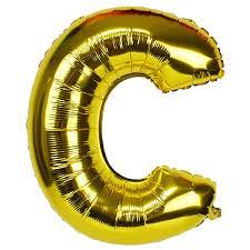 Balloon Gold Letter (C)