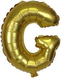 Balloon Gold Letter (G)