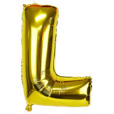 Balloon Gold Letter (L)