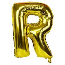 Balloon Gold Letter (R)