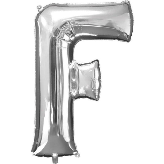 Balloon Silver Letter (F)