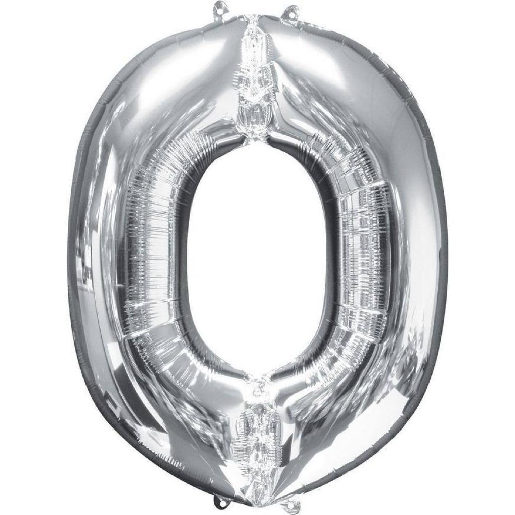 Balloon Silver Letter (O)