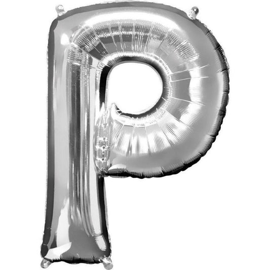 Balloon Silver Letter (P)