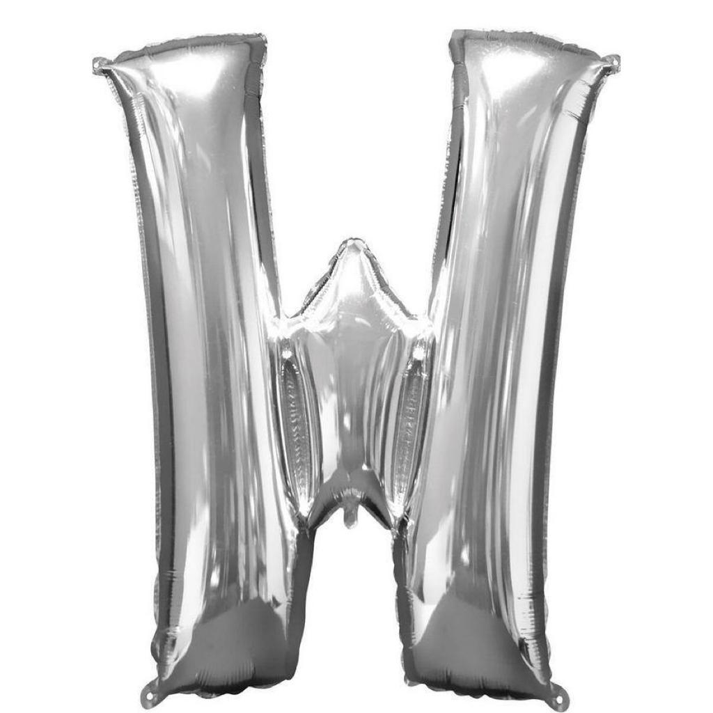 Balloon Silver Letter (W)