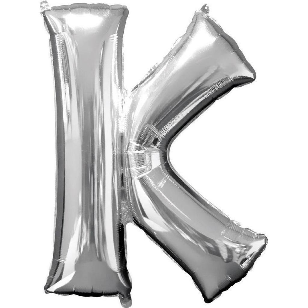 Balloon Silver Letter (K)