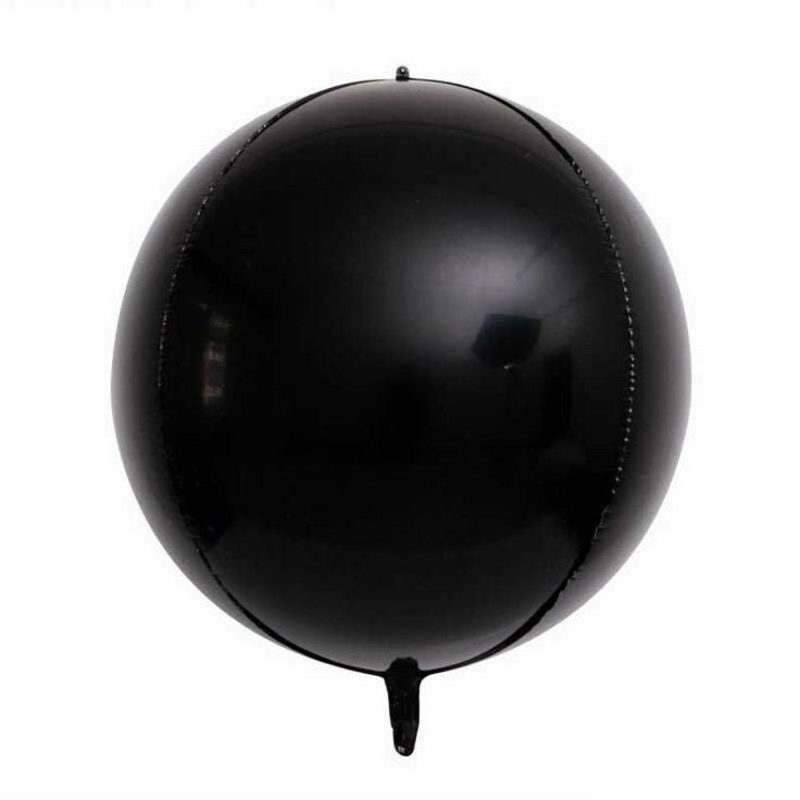 Black 4D Foil Balloon-24"-26
