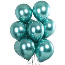 Aqua Green Metallic Balloon