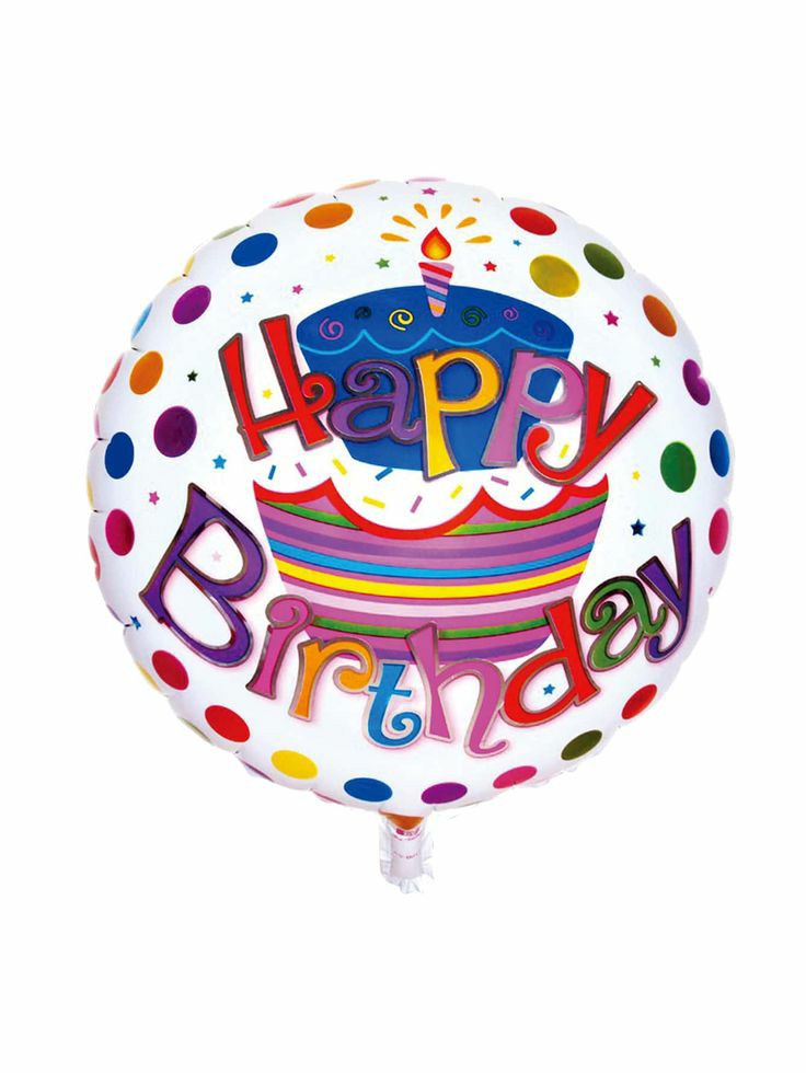 Birthday Balloons-18"Birthday Dots P2-11