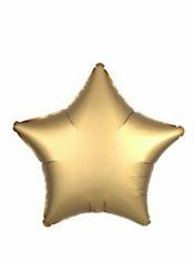 Matt Gold Star Balloon-18"-24