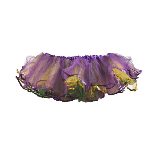 Purple Yellow Tutu Skirt-T53-120