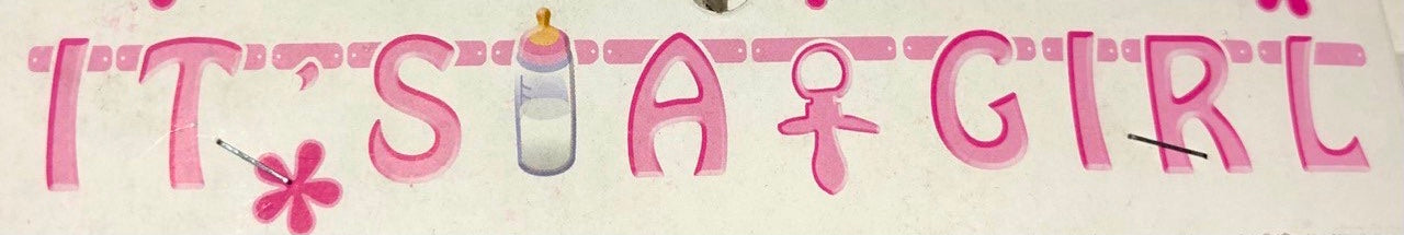 It’s a Girl Banner-AH563