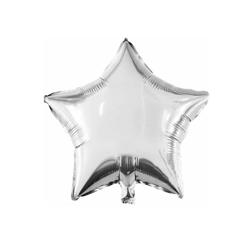 Silver Star Balloon -36"-25