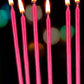 Red Metallic Candles