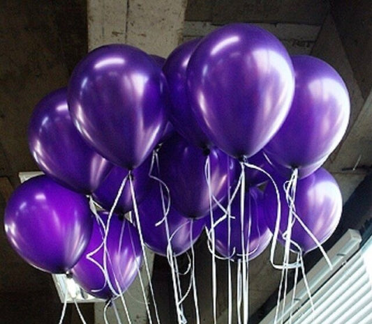 Shiny Pearl Purple Balloon