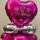First tooth arrangement balloon -heart