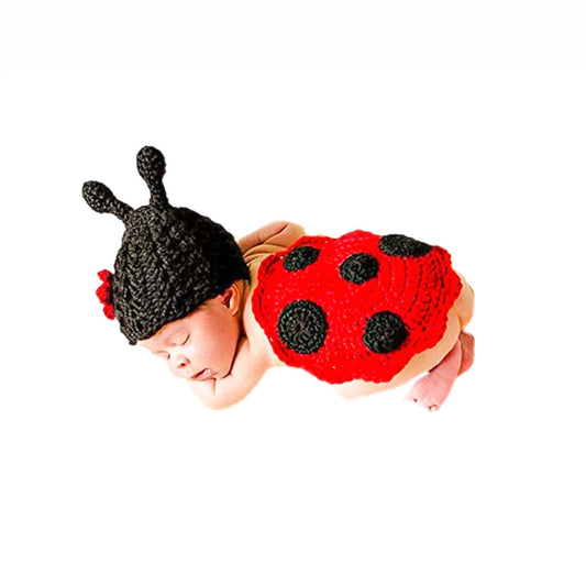 Lady bug Newborn Baby Girl Costume -88