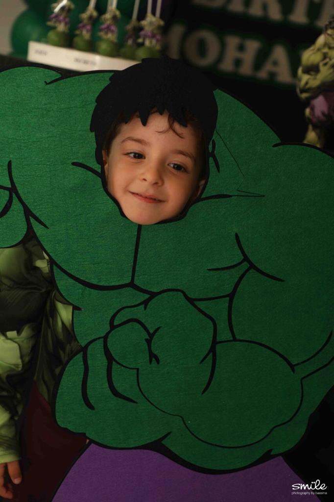 Birthday Hulk  Backdrop