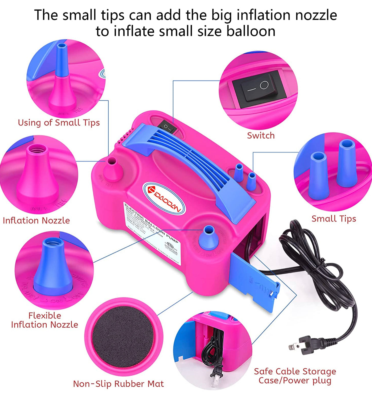 Electric Air Balloon Pump