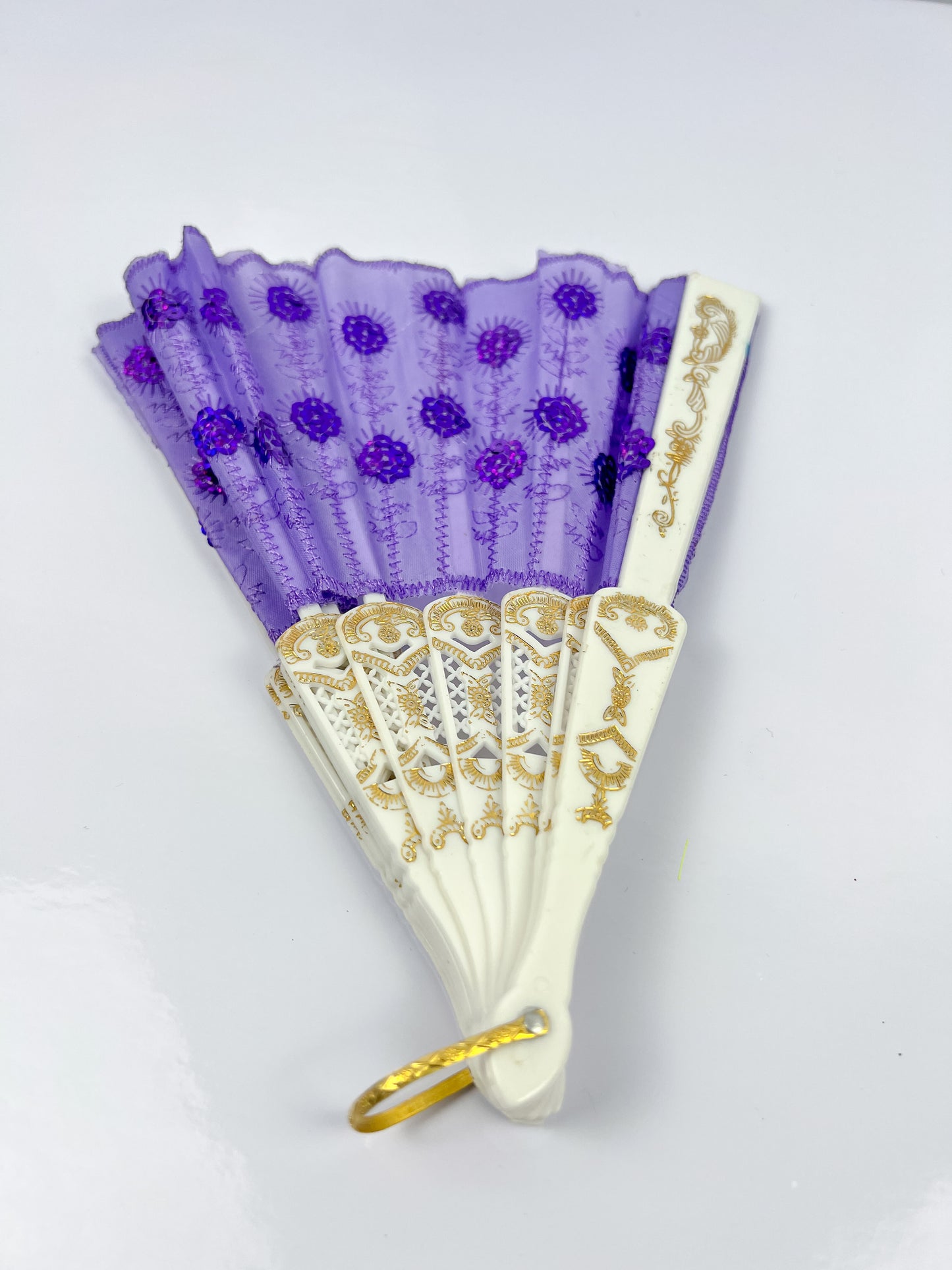 Hand Fan Purple -103