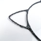 Cat Headpiece Silver-Black N167 -142