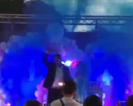 Gender Reveal Battery Blue Smoke