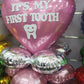 First tooth arrangement balloon -heart