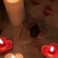 Heart shaped candle
