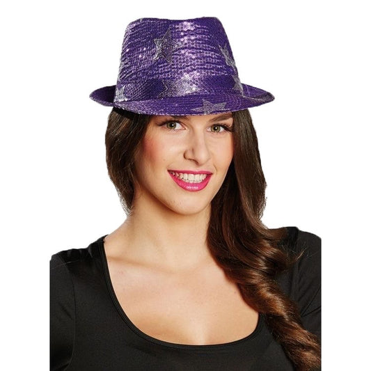 Lila Disco Hat