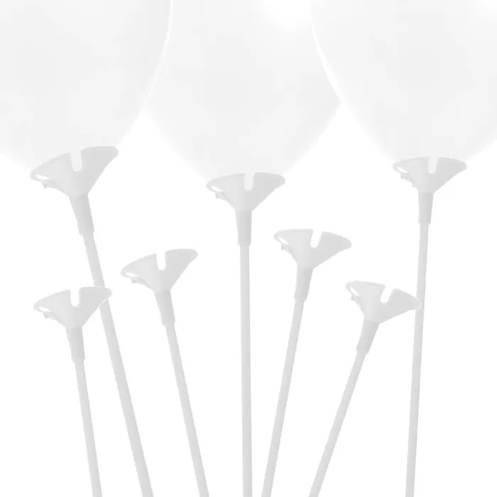 White Balloon Holder