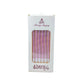 Pink Metallic Candles