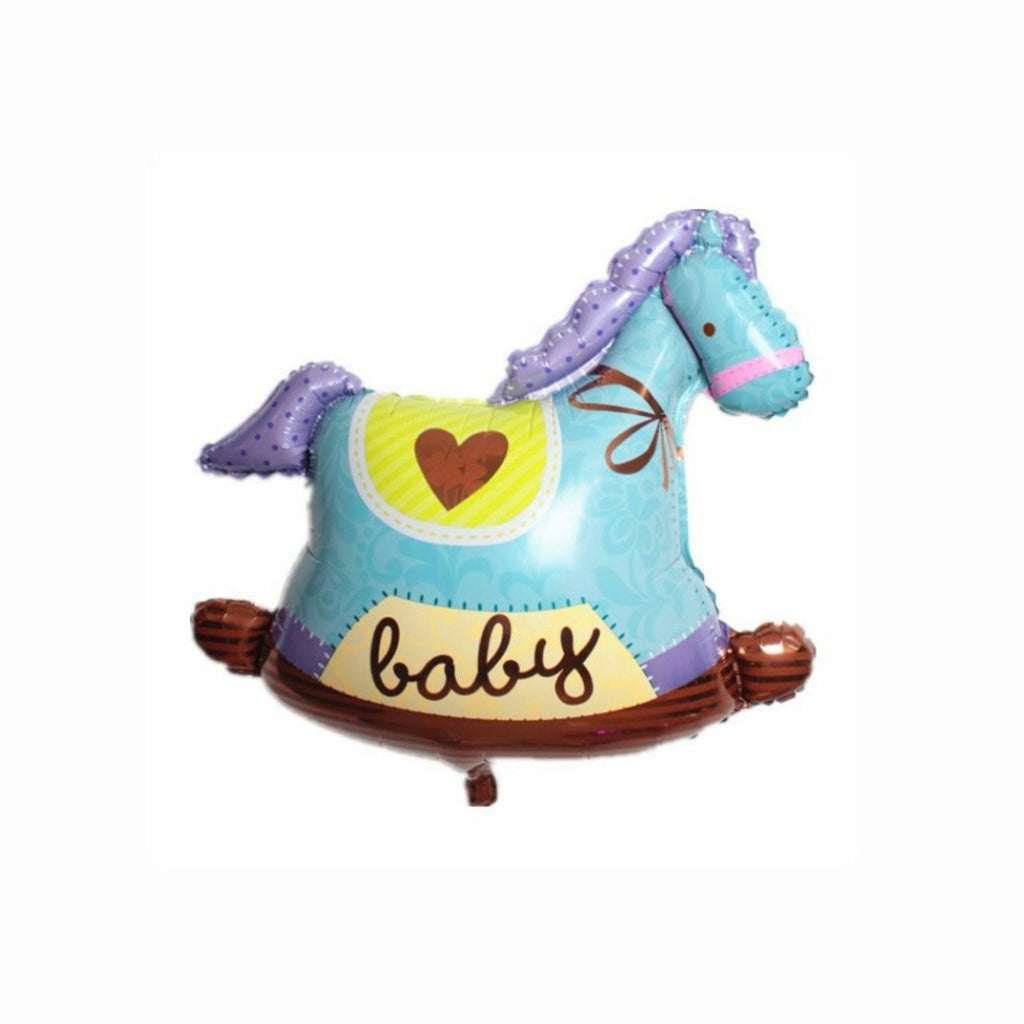 New Baby Balloon- Horse Baby Boy 36"-71