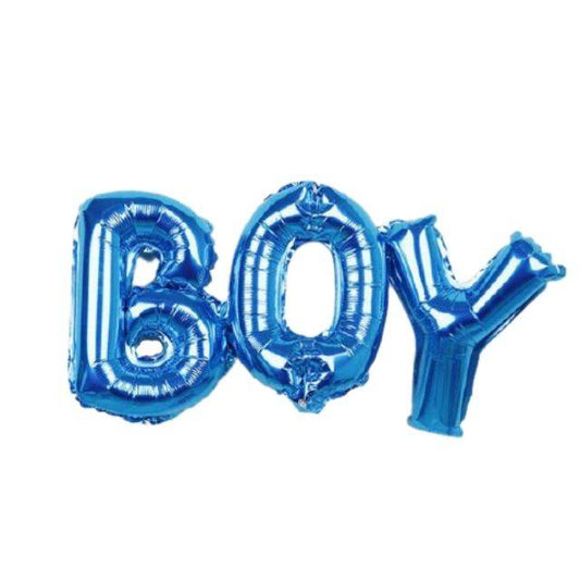 Letter boy foil balloon