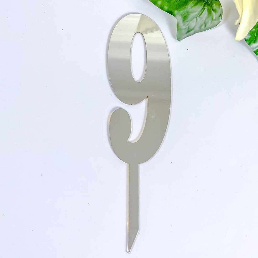 Plexi Topper-Silver Numbers