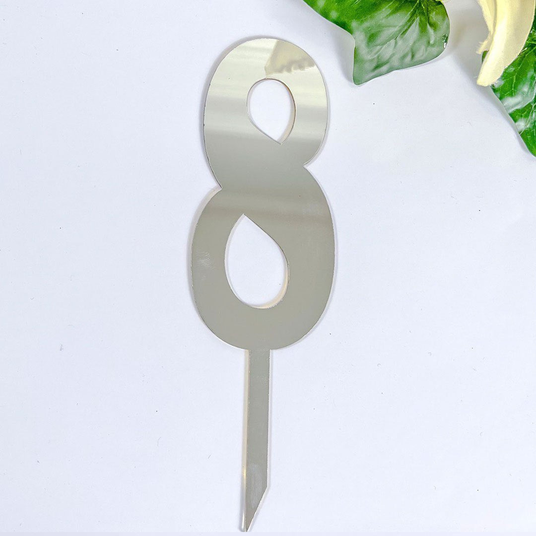 Plexi Topper-Silver Numbers