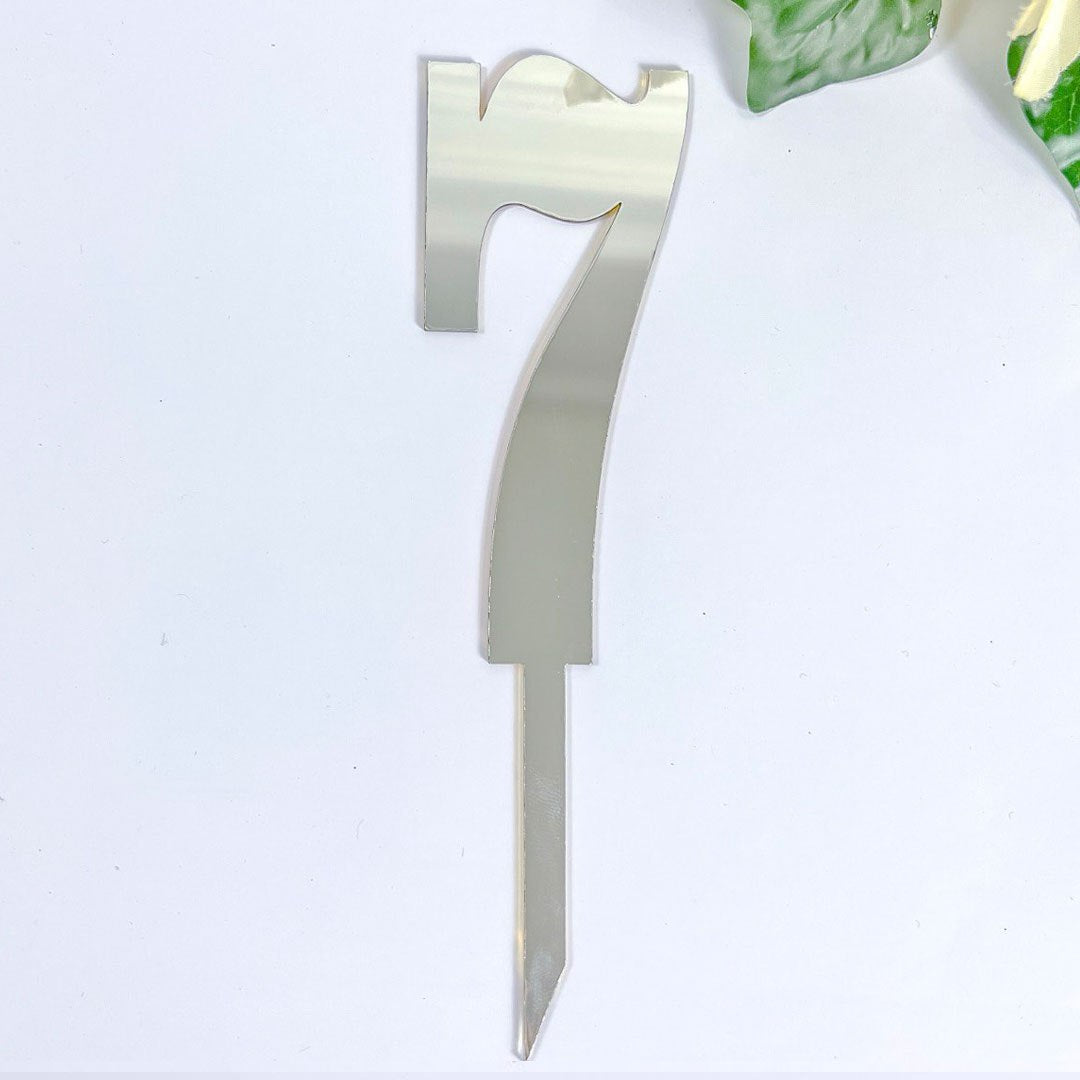 Plexi Topper-Silver Numbers