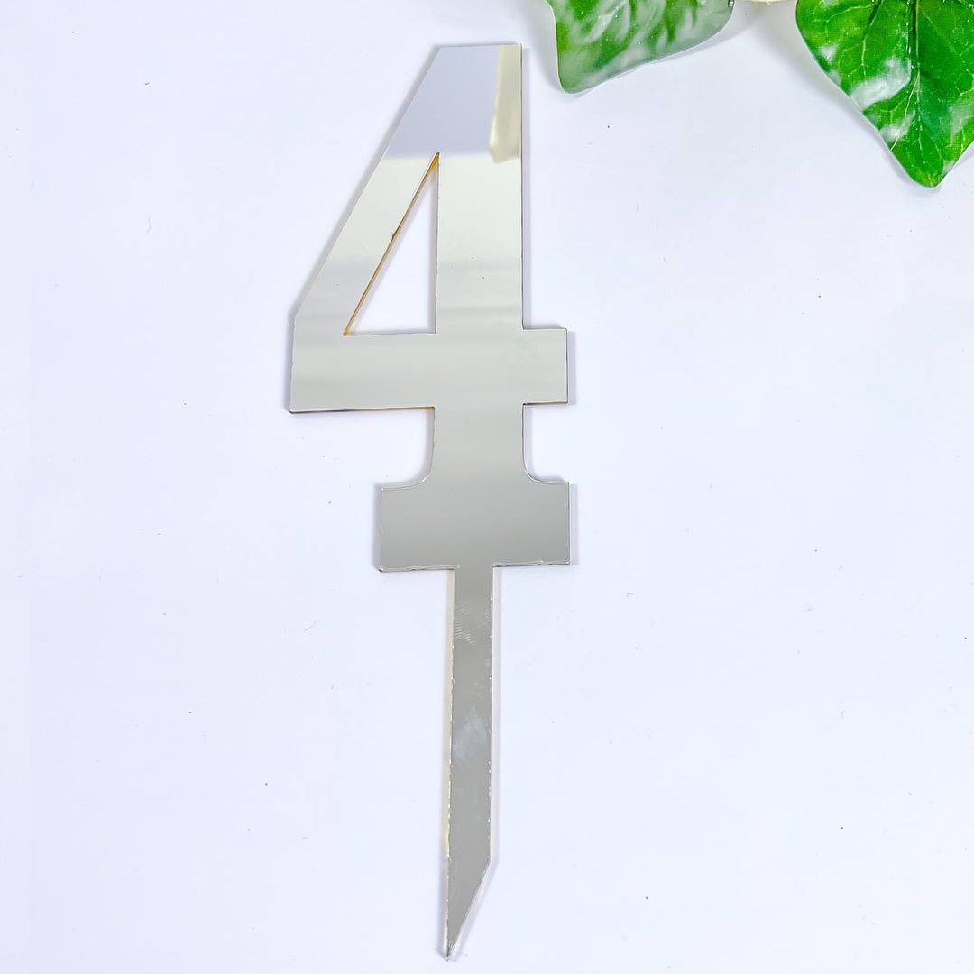 Plexi Topper-Silver Numbers