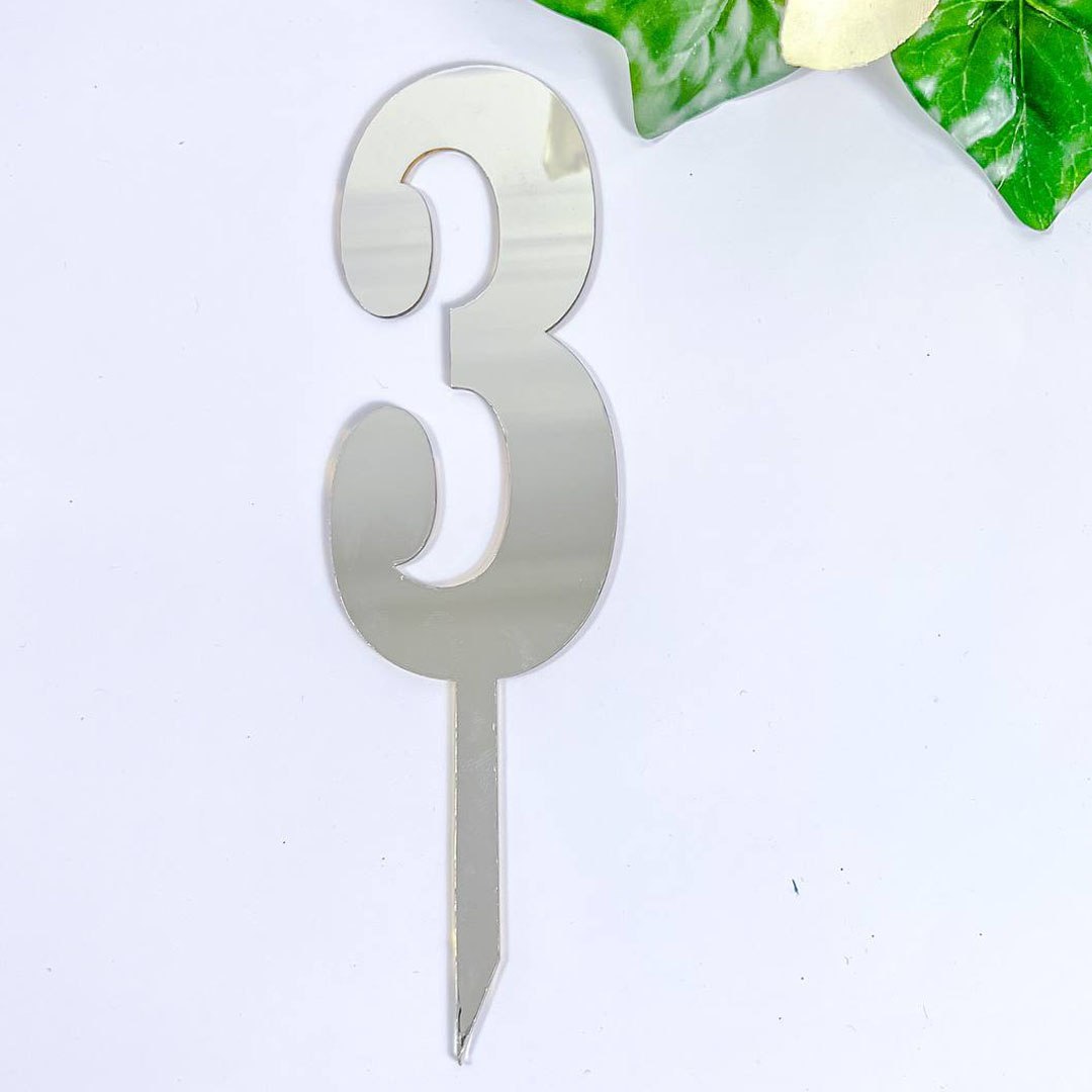 Plexi Topper-Silver Numbers