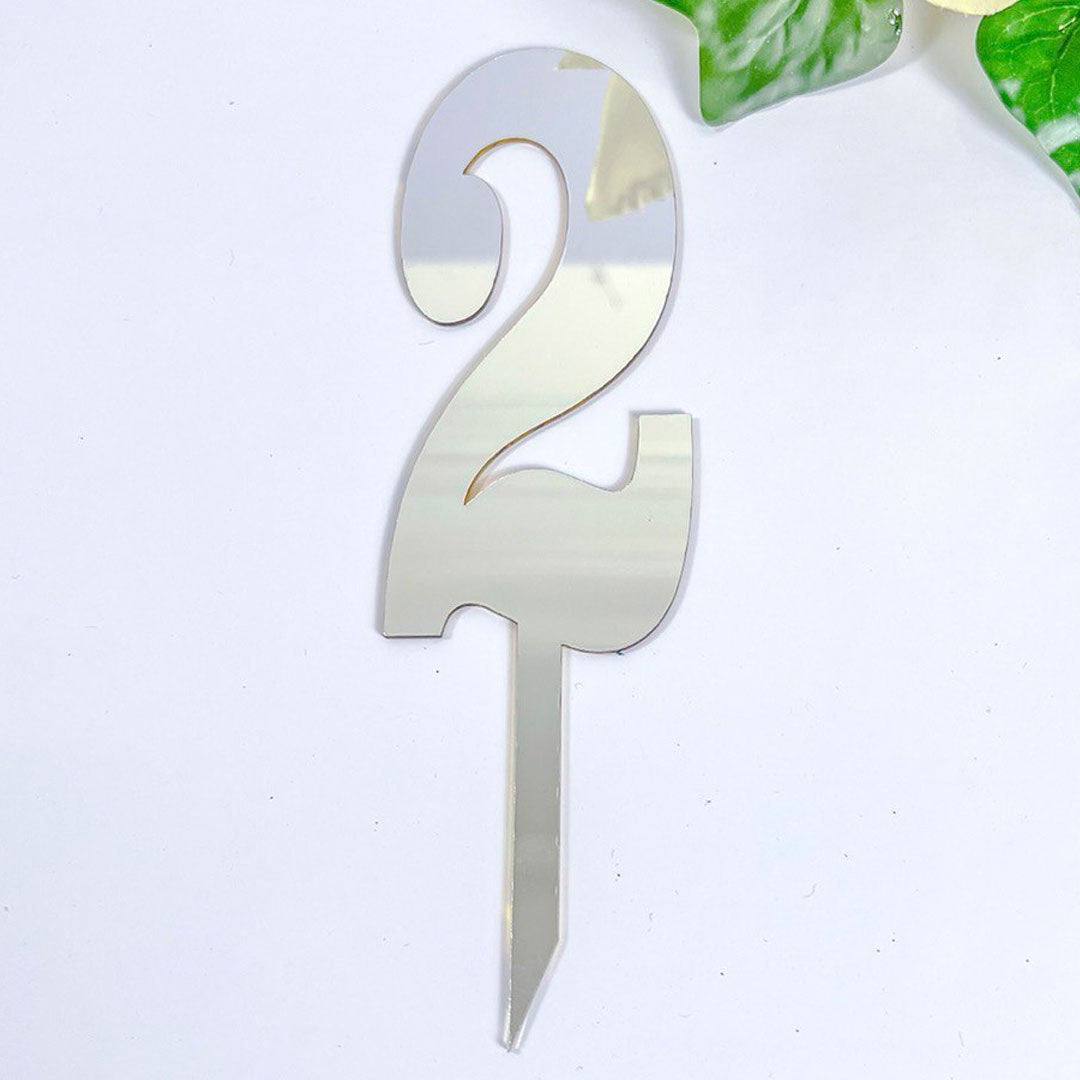 Plexi Topper-Silver Numbers