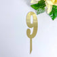 Plexi Topper-Gold Numbers