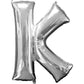 Silver Balloons Letter 42"(100 cm)