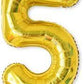 Gold Balloon Number 17"