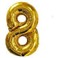 Gold Balloon Number 17"