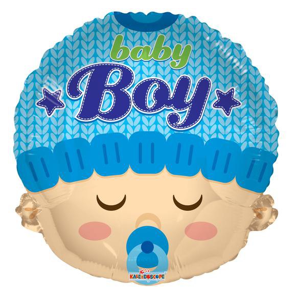 New Baby - Boy Head 22"