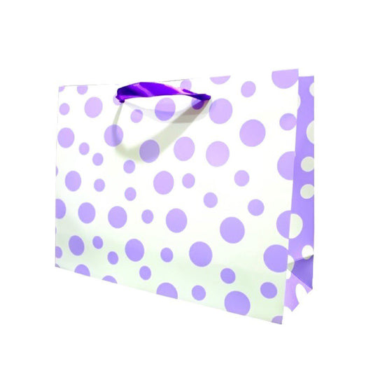 Purple Dots Gift Bag B035