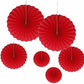 Beautiful Wall Decoration Paper Fan Blue/3 Pcs - JT-L05